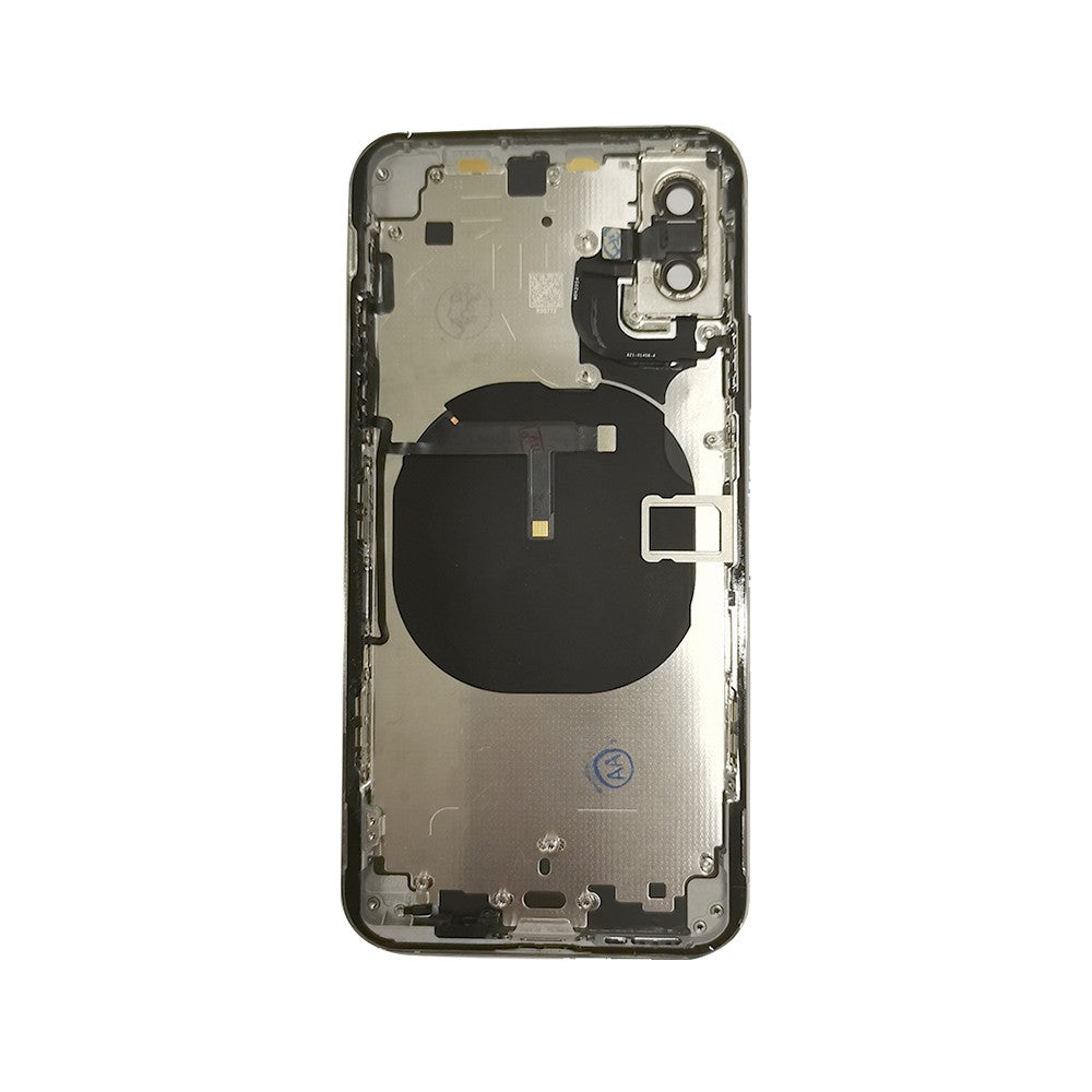 Rear Housing with Small Parts for iPhone XS (Purple)-Silver Rear Housing with Small Parts for iPhone XS (Purple)-Silver